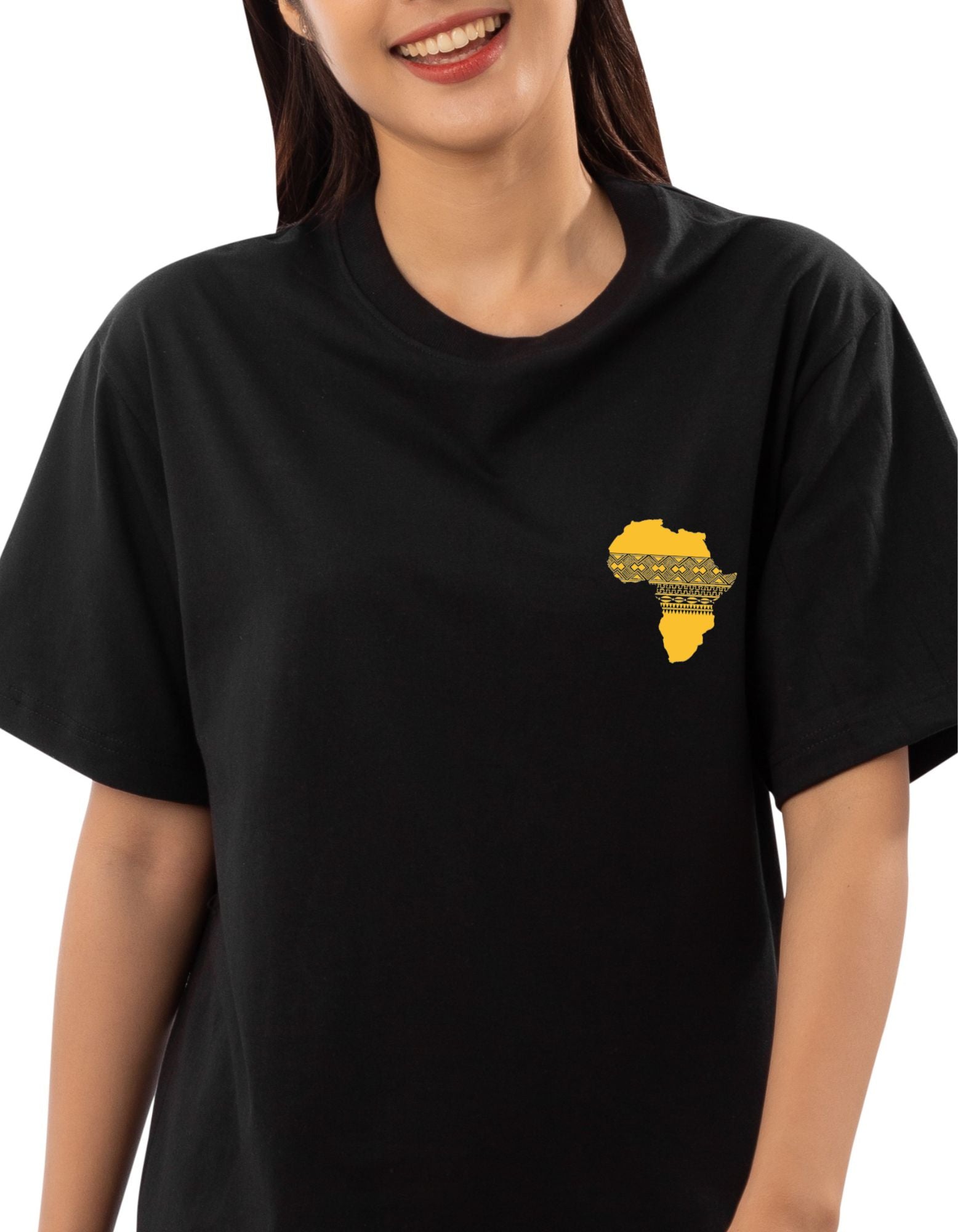 100 % cotton with Mother Africa prints black color