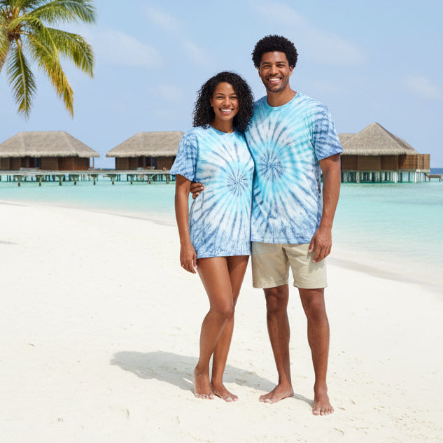 Kuta adult unisex tie dye t-shirt.